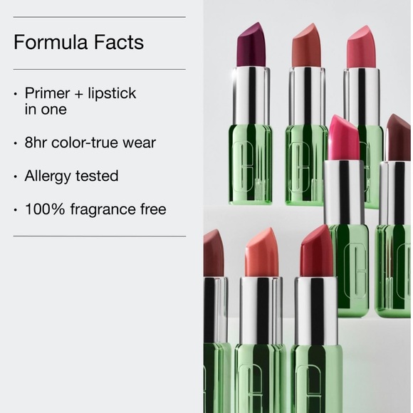 $12❤️🔥 Clinique Pop Longwear Satin Lipstick MOCHA POP 🫦 NEW - Picture 4 of 9